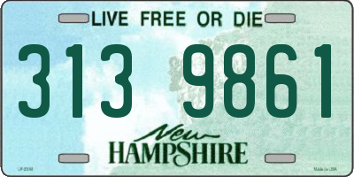NH license plate 3139861