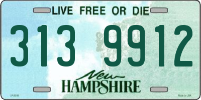 NH license plate 3139912
