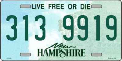 NH license plate 3139919