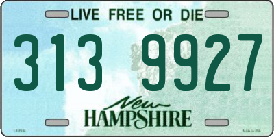 NH license plate 3139927