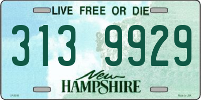 NH license plate 3139929