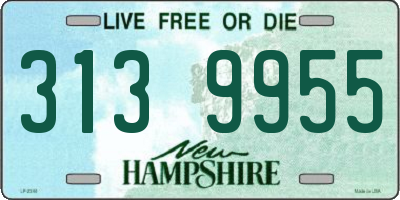 NH license plate 3139955