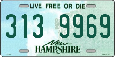NH license plate 3139969