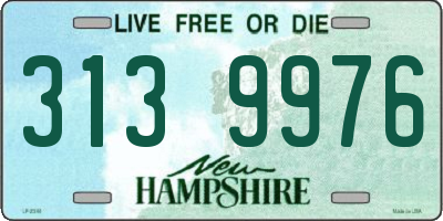 NH license plate 3139976