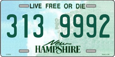 NH license plate 3139992