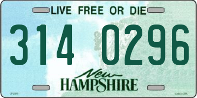 NH license plate 3140296