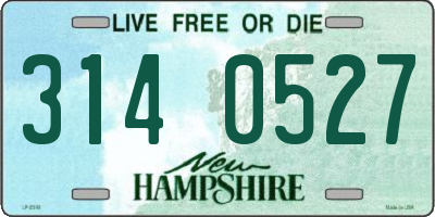 NH license plate 3140527
