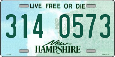 NH license plate 3140573