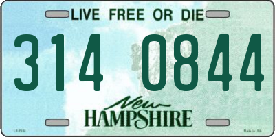 NH license plate 3140844