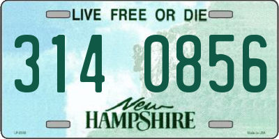 NH license plate 3140856