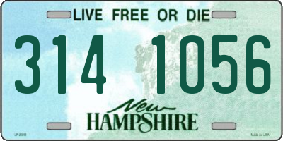 NH license plate 3141056