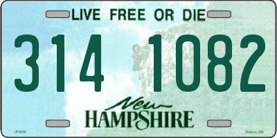 NH license plate 3141082