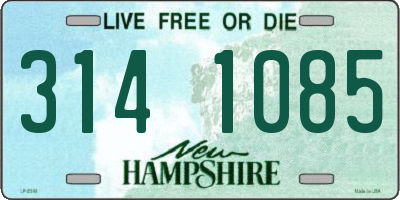 NH license plate 3141085