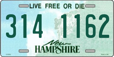 NH license plate 3141162
