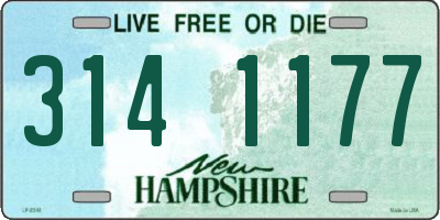 NH license plate 3141177