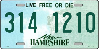 NH license plate 3141210