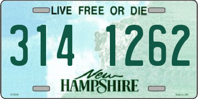 NH license plate 3141262