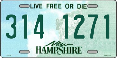 NH license plate 3141271