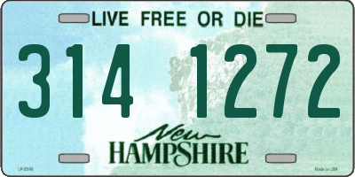 NH license plate 3141272