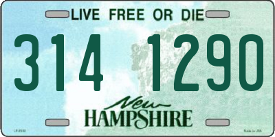 NH license plate 3141290