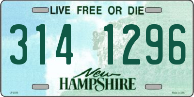 NH license plate 3141296