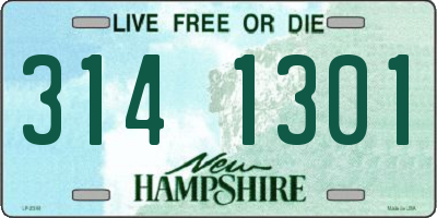 NH license plate 3141301