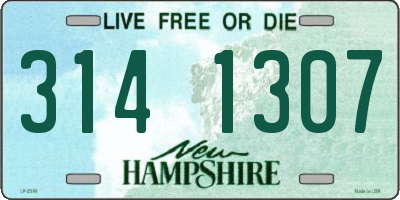 NH license plate 3141307