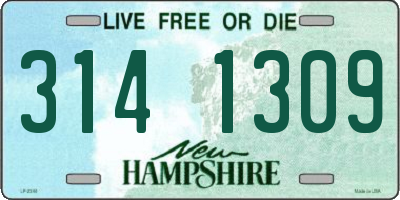 NH license plate 3141309