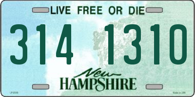 NH license plate 3141310