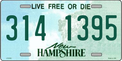 NH license plate 3141395