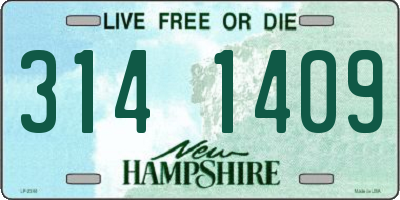 NH license plate 3141409