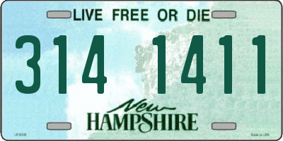 NH license plate 3141411