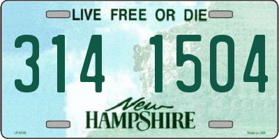 NH license plate 3141504