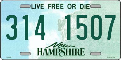 NH license plate 3141507