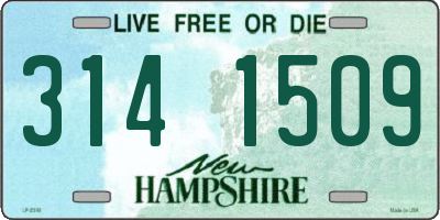 NH license plate 3141509