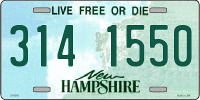 NH license plate 3141550