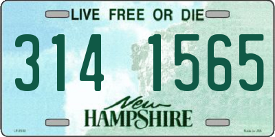 NH license plate 3141565