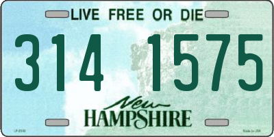 NH license plate 3141575