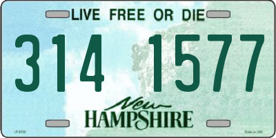 NH license plate 3141577