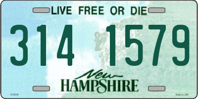 NH license plate 3141579