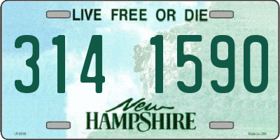 NH license plate 3141590