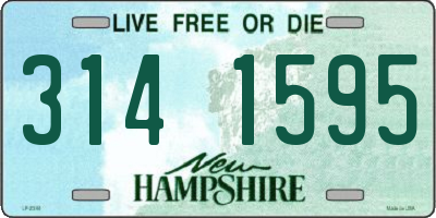 NH license plate 3141595