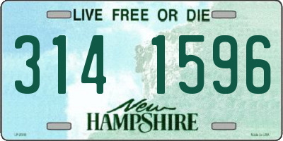 NH license plate 3141596