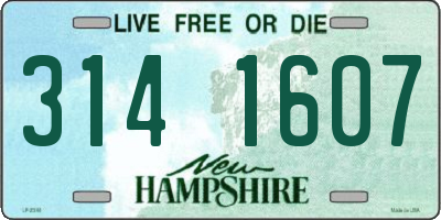 NH license plate 3141607