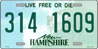 NH license plate 3141609