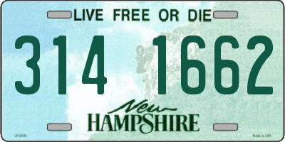NH license plate 3141662