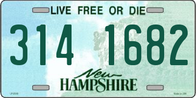 NH license plate 3141682