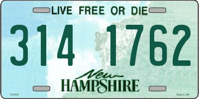 NH license plate 3141762