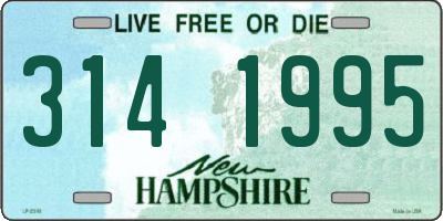 NH license plate 3141995