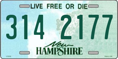 NH license plate 3142177